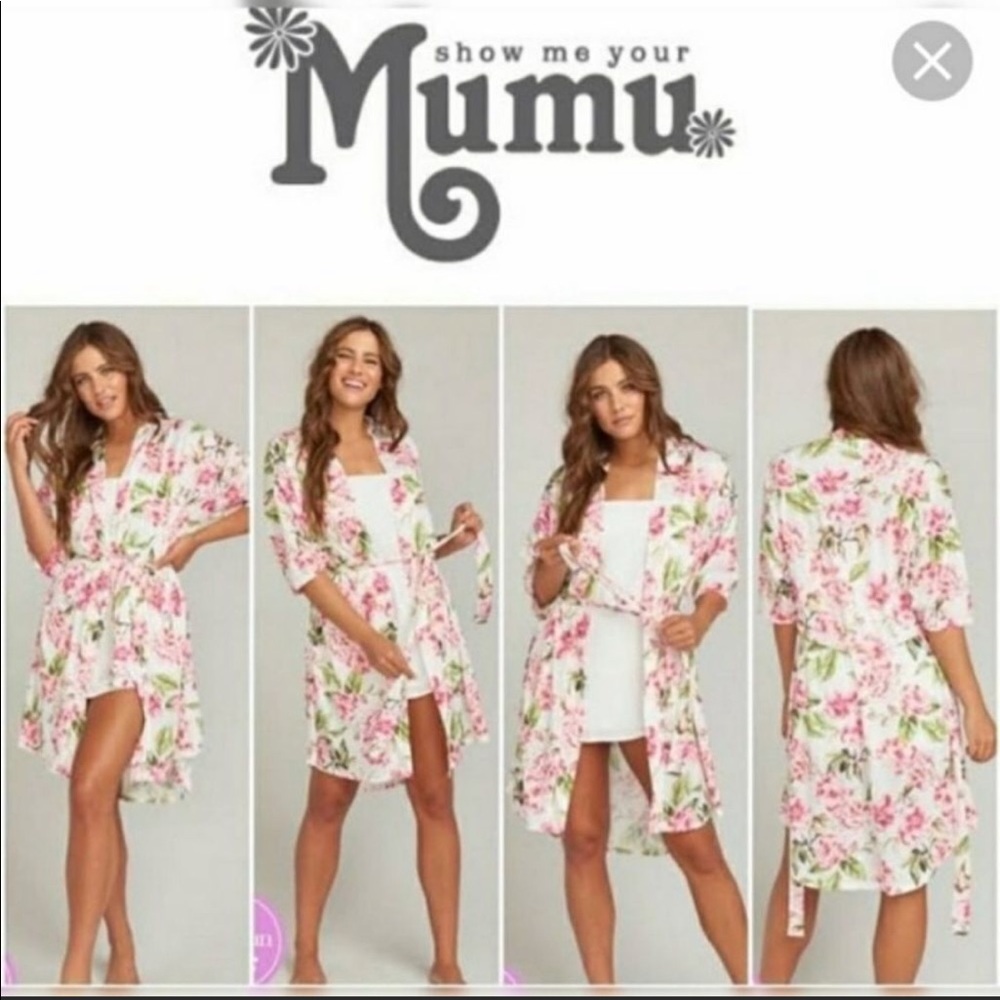 Show me your Mumu brie robe ”Garden of Blooms”